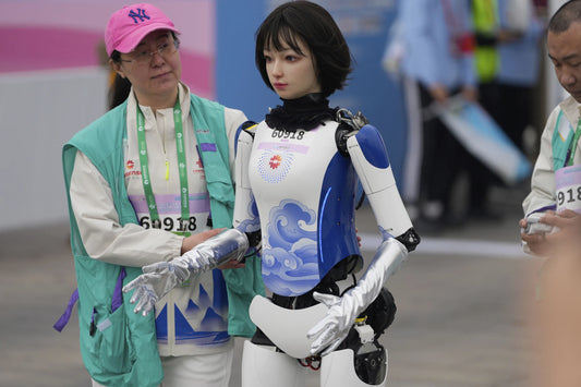 No sweat: Humanoid robots run a Chinese half-marathon alongside flesh-and-blood competitors