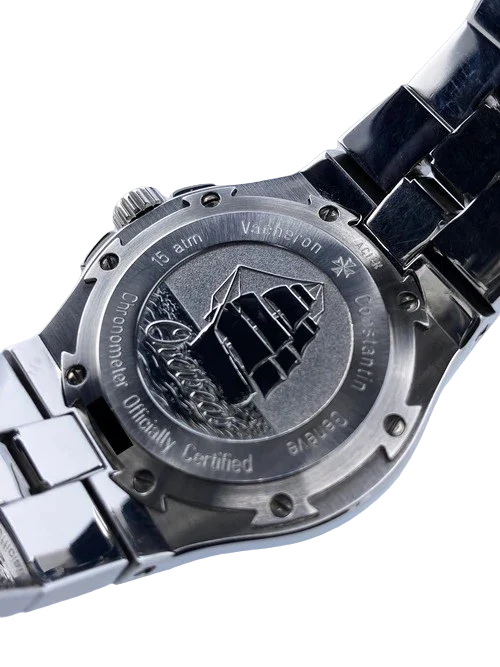 Vacheron Constantin Overseas 42050 Black Dial Stainless Steel Watch