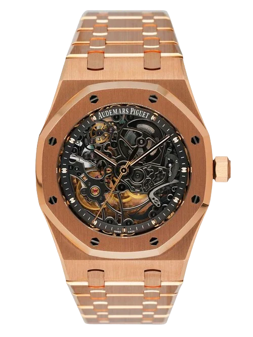Audemars Piguet Royal Oak 15305OR Openworked Dial Mens Watch