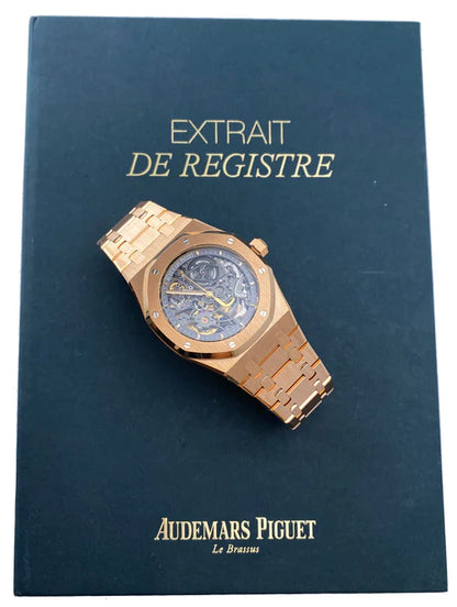 Audemars Piguet Royal Oak 15305OR Openworked Dial Mens Watch