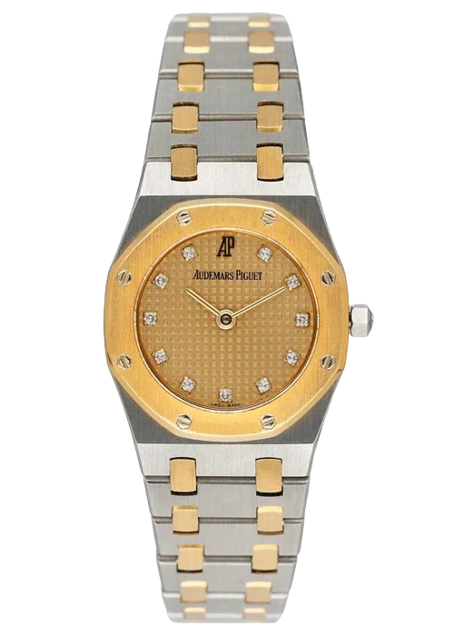 Audemars Piguet Royal Diamond Champagne Dial Ladies Watch