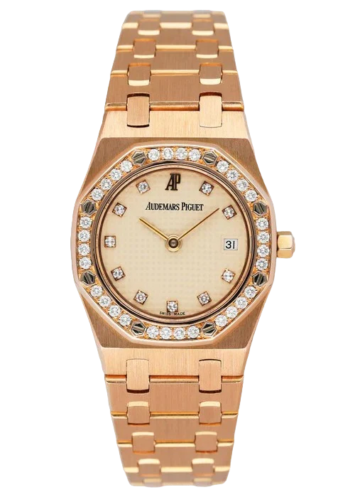 Audemars Piguet Royal Oak Diamond 18K Rose Gold Ladies Watch