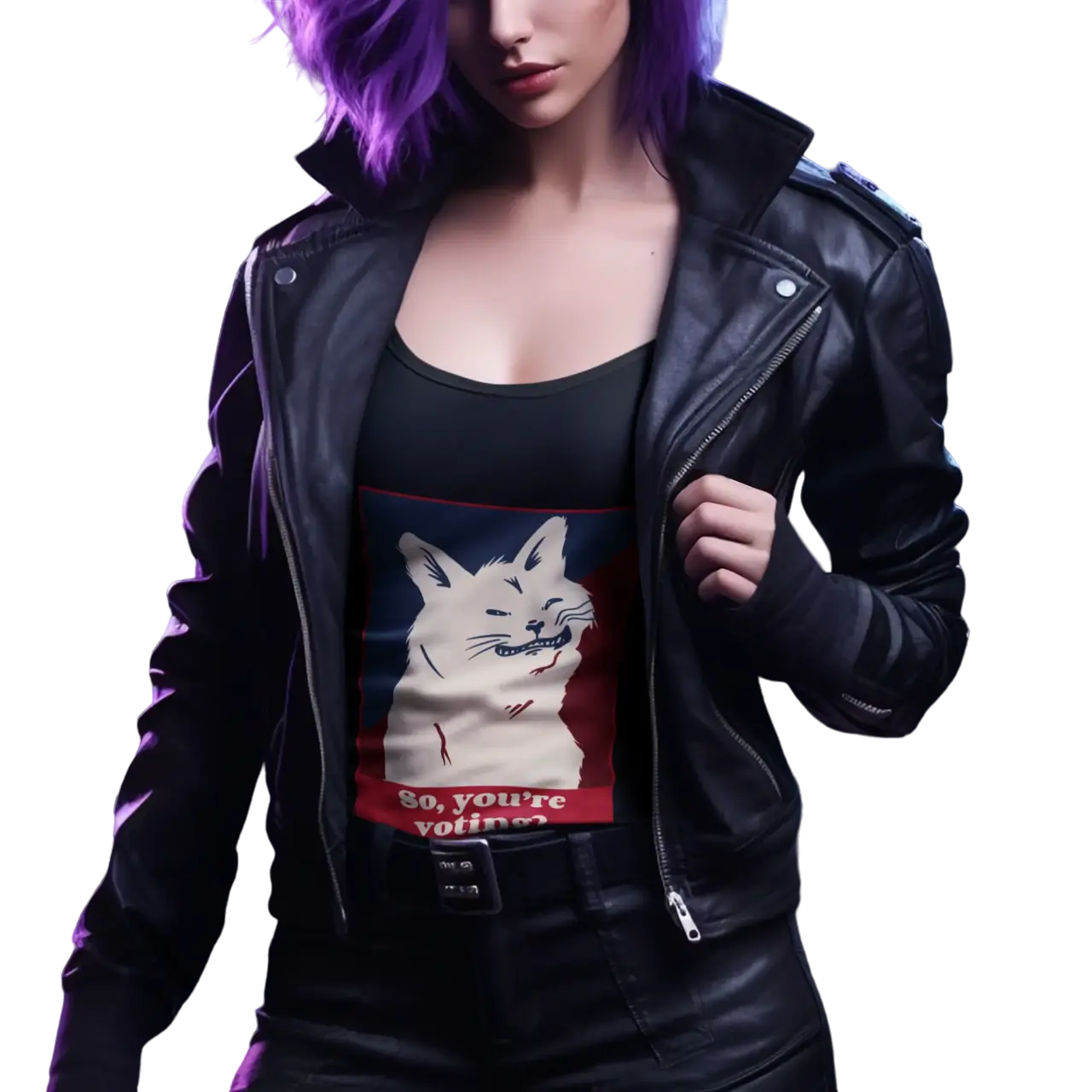 meow round shirt-3 - WANTED