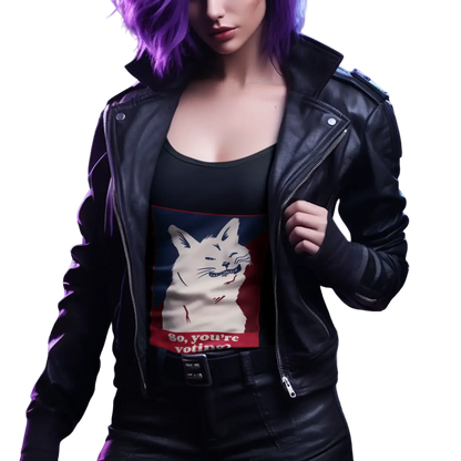 meow round shirt-3 - WANTED