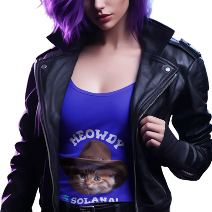 Solana meow round shirt-2