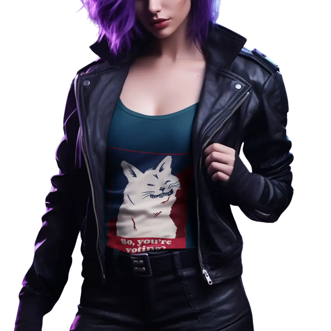 meow round shirt-4 - WANTED