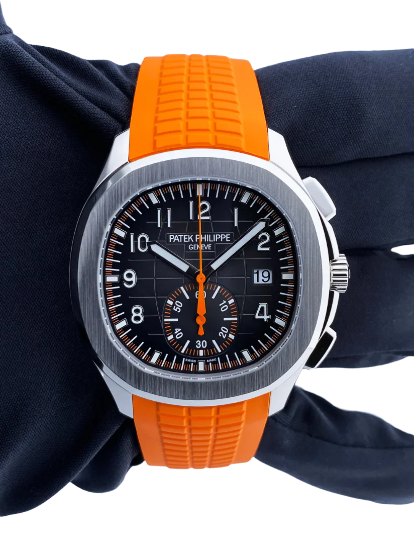 Patek Philippe 5968A Aquanaut Chronograph Orange Strap Box/Papers