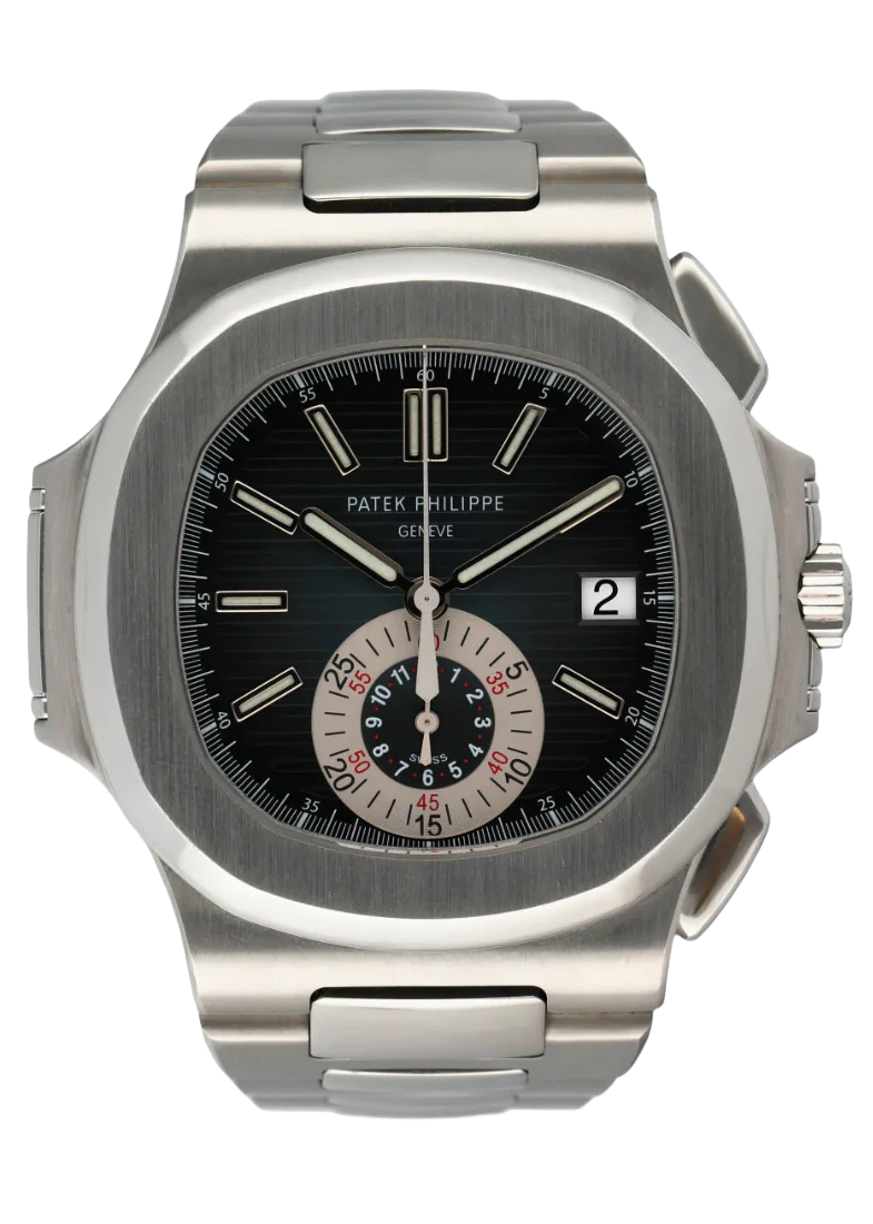 Patek Philippe 5980/1A-001 Nautilus Blue Dial Men's watch Box & Papers