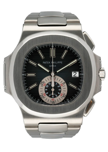 Patek Philippe 5980/1A-001 Nautilus Blue Dial Men's watch Box & Papers