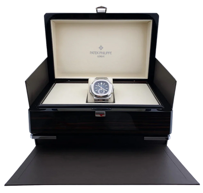 Patek Philippe 5980/1A-001 Nautilus Blue Dial Men's watch Box & Papers