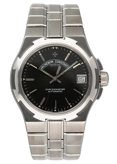 Vacheron Constantin Overseas 42050 Black Dial Stainless Steel Watch